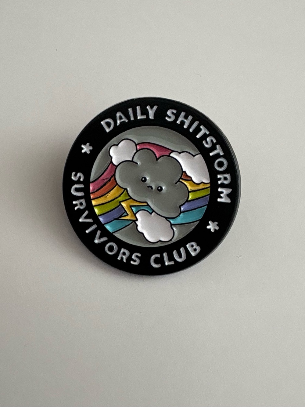 Daily Shitstorm Survivors club Lapel Pin